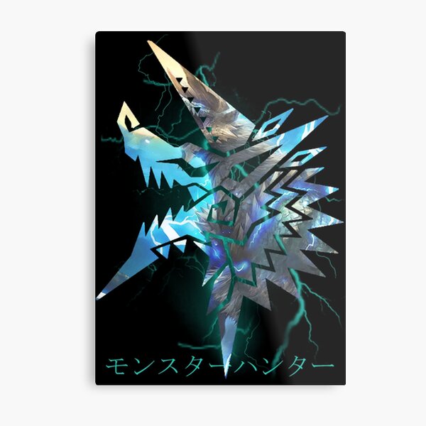 Monster Hunter - Zinogre Metal Print