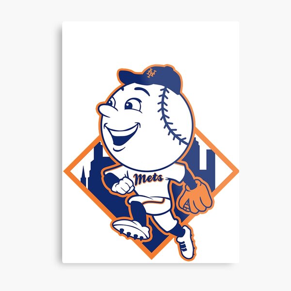 New York Mets Baseball Mascot Mr Met Poster Print Artwork Room 