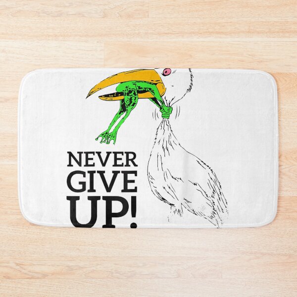 Item preview, Never give up stork and frog designed and sold by TimHuddleston.