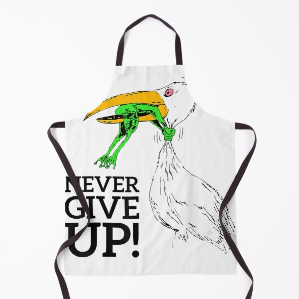 Item preview, Never give up stork and frog designed and sold by TimHuddleston.