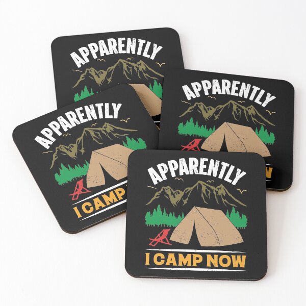 Item preview, Apparently I Camp Now | Camping Is My New Love designed and sold by GravitiTees.