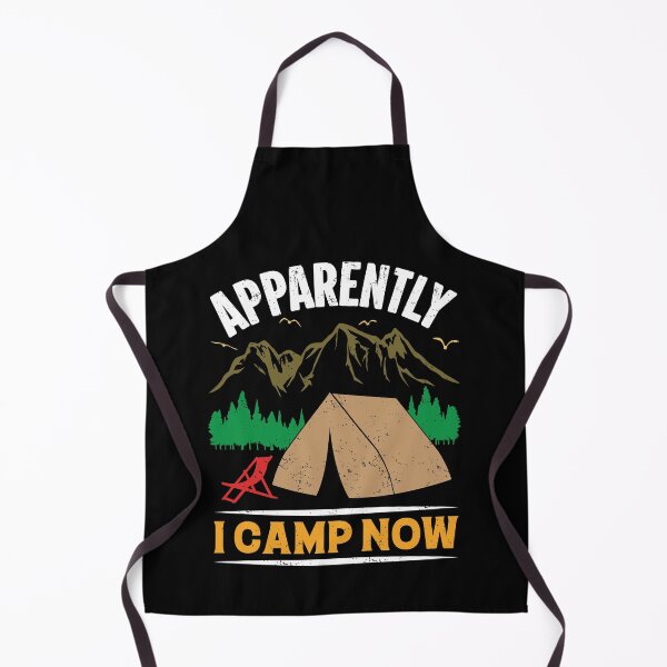 Item preview, Apparently I Camp Now | Camping Is My New Love designed and sold by GravitiTees.