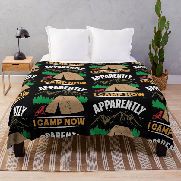 Item preview, Apparently I Camp Now | Camping Is My New Love designed and sold by GravitiTees.