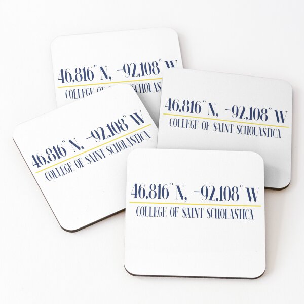 Item preview, College of St. Scholastica Campus Coordinates designed and sold by Becca Miller.
