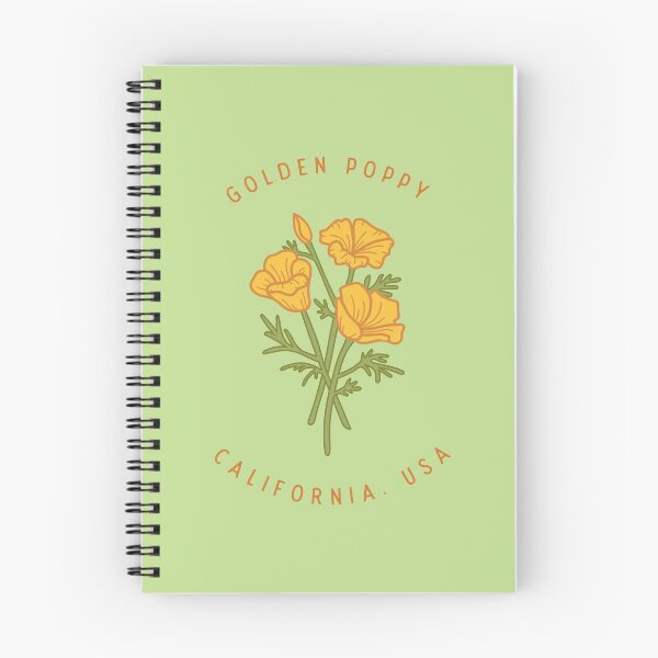 Item preview, California Golden Poppy State Flower - Green designed and sold by Manda Creates.