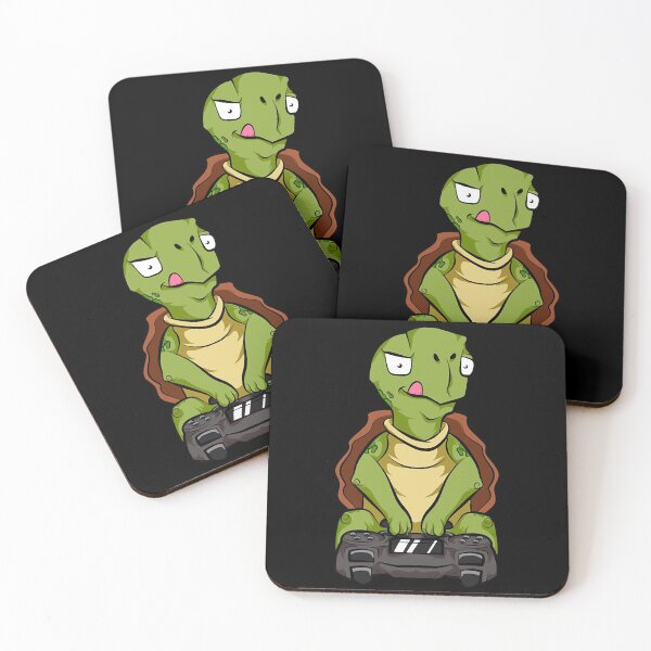 Artikelvorschau, lustige Gaming-Schildkröte, die Vido-Spiele spielt entworfen und verkauft von eauMaison72.