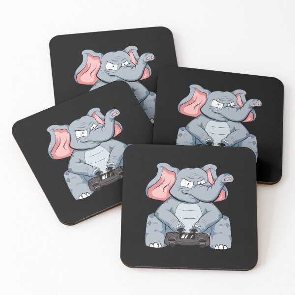 Artikelvorschau, lustiger Gaming-Elefant, der Vido-Spiele spielt entworfen und verkauft von eauMaison72.