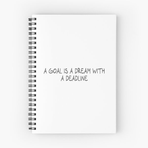 Item preview, A goal is a dream with a deadline designed and sold by CalvinMade.