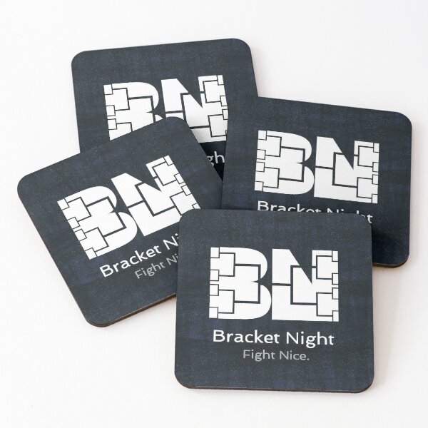 Item preview, blue logo designed and sold by BracketNight.