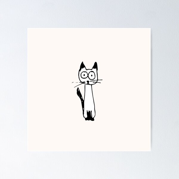 Item preview, Hey cat! designed and sold by SaryandSaff.