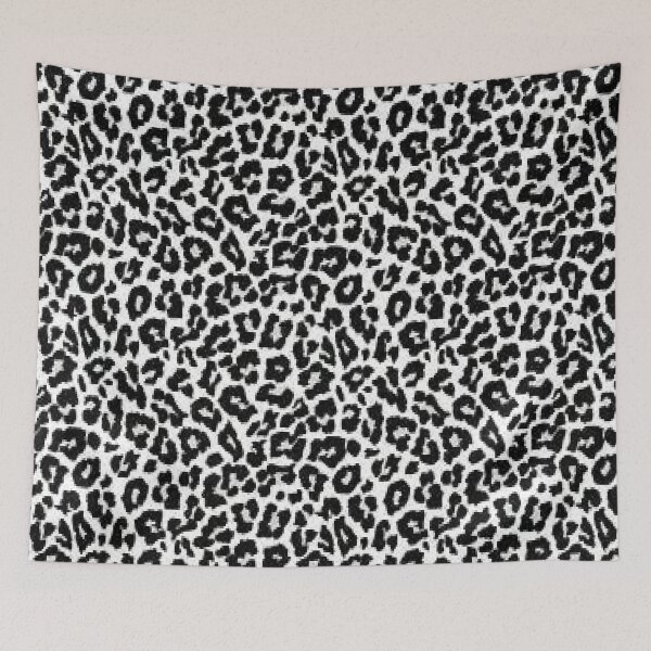 Item preview, Black and White leopard print  designed and sold by WorldGalore21.