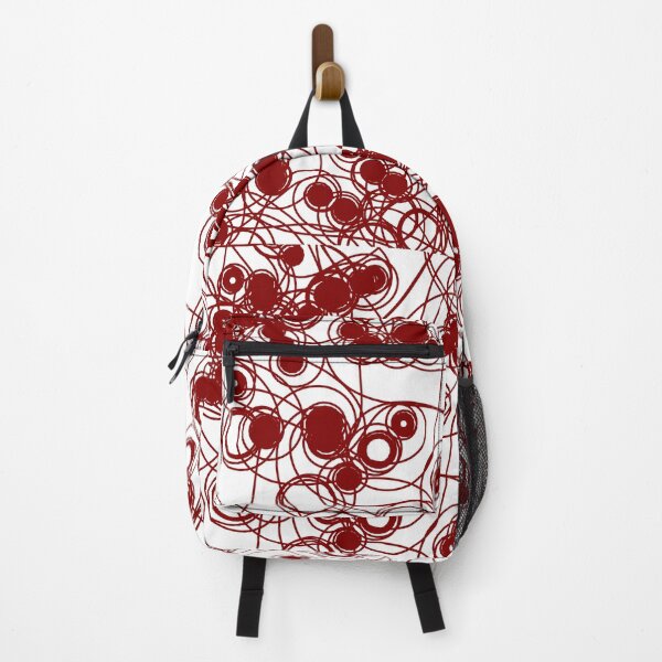 Item preview, Spiral chaotic design - maroon and white designed and sold by rahilvalani.