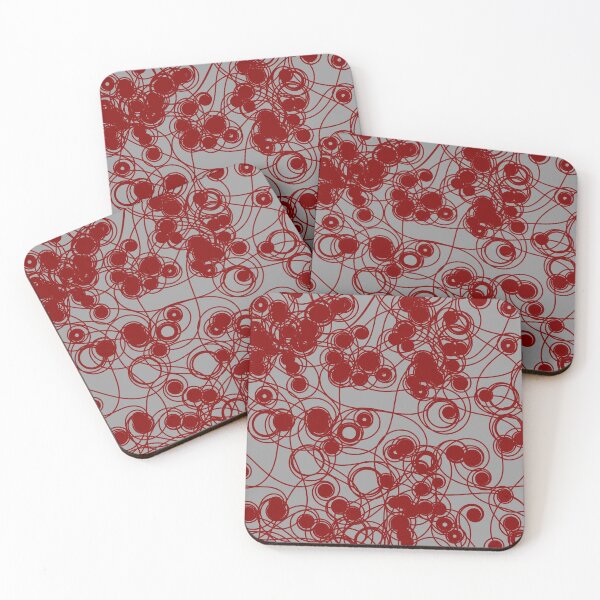 Item preview, Spiral chaotic design - maroon and grey designed and sold by rahilvalani.