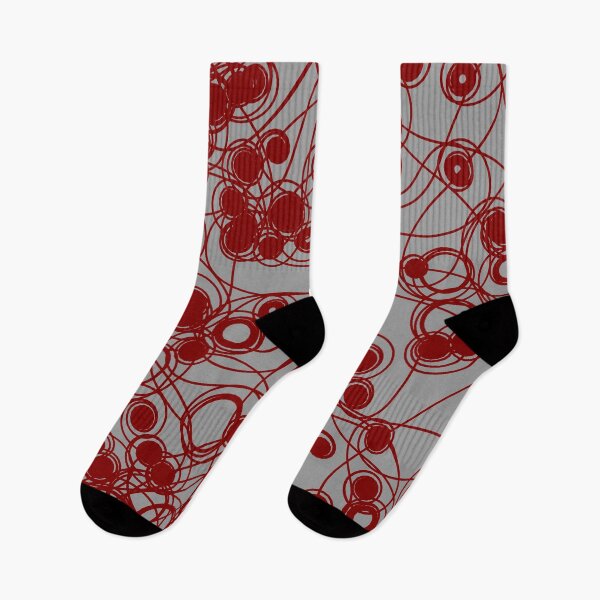Item preview, Spiral chaotic design - maroon and grey designed and sold by rahilvalani.