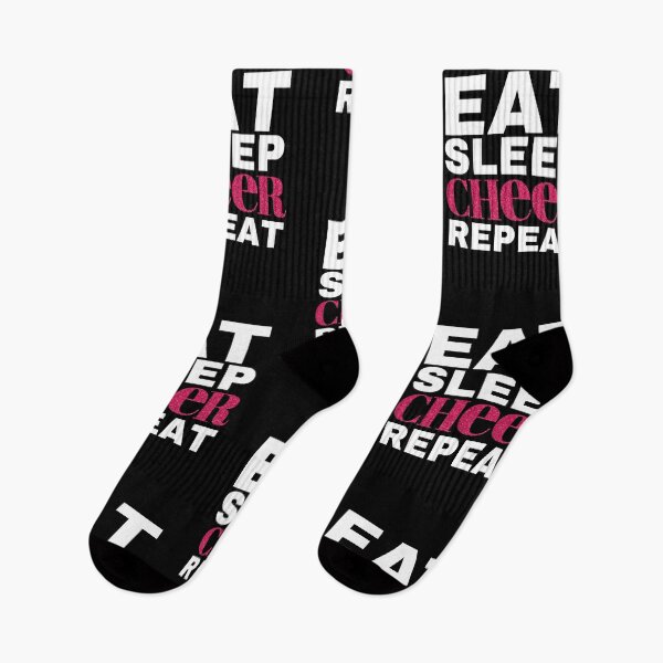 Item preview, Eat Sleep Cheer Repeat designed and sold by Crafty-Mornings.