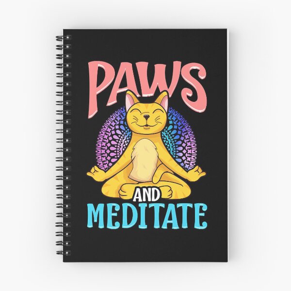 Item preview, Paws and Meditate Funny yoga and cat lover gift  designed and sold by eauMaison72.
