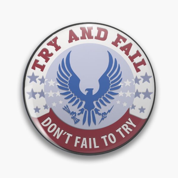 Item preview, Fitspiration Try and Fail Patriotic designed and sold by GrynszpanDezign.