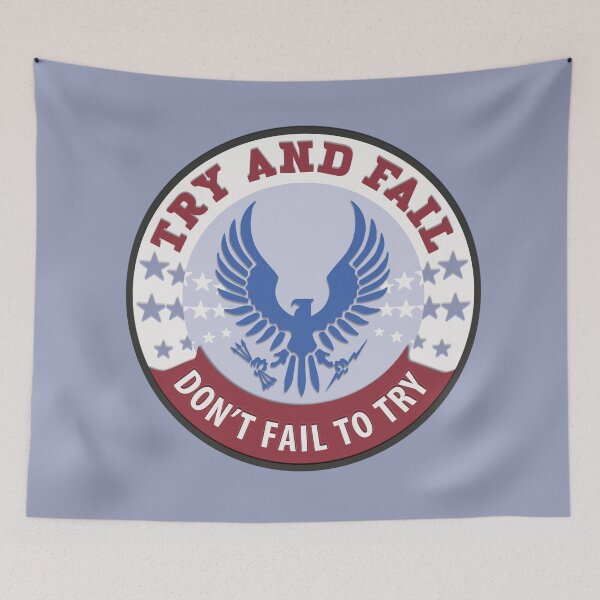 Item preview, Fitspiration Try and Fail Patriotic designed and sold by GrynszpanDezign.