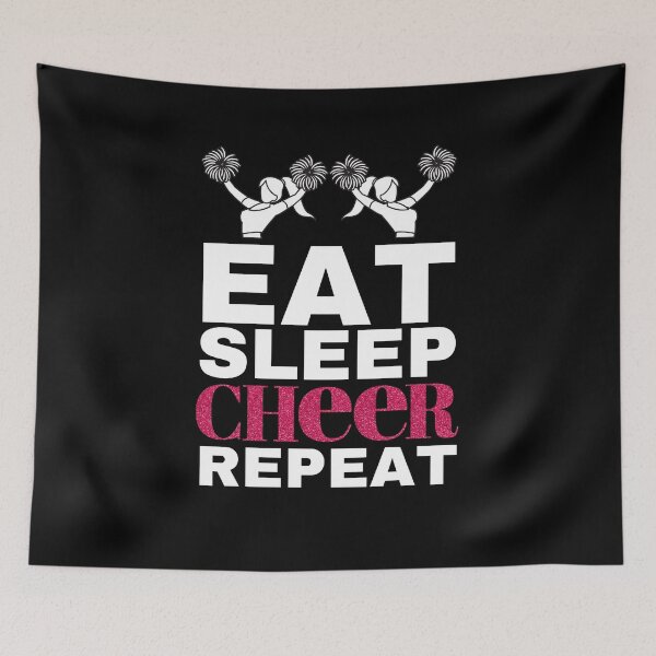 Item preview, Eat Sleep Cheer Repeat designed and sold by Crafty-Mornings.