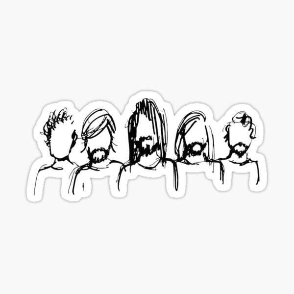 DRAWING FIGHTERS PEN Sticker