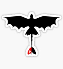 Toothless Silhouette Sticker