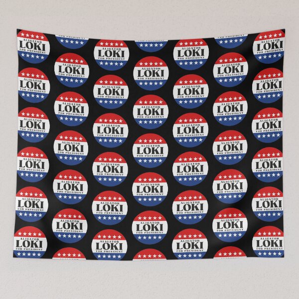Item preview, ALIGATOR LOKI FOR PRESIDENT (Multiverse villain) designed and sold by frikybomb.