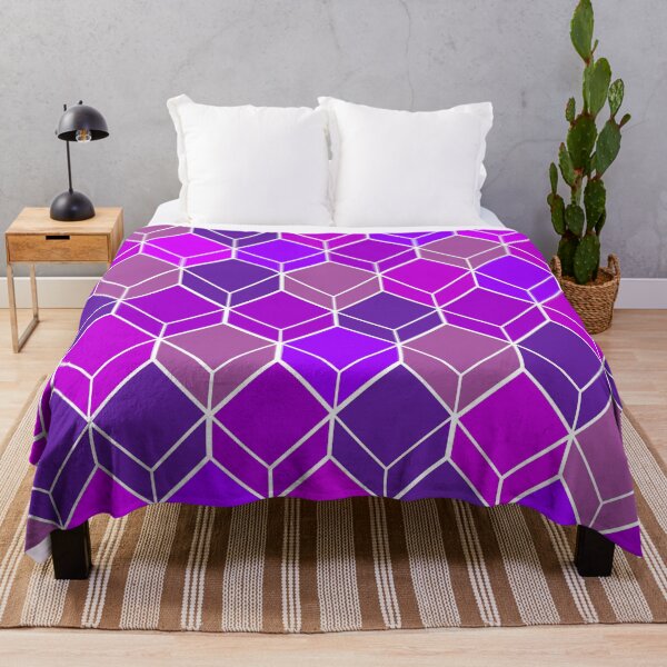 Item preview, Violet Cuboidal Material Design Work  designed and sold by Carbonbubble.