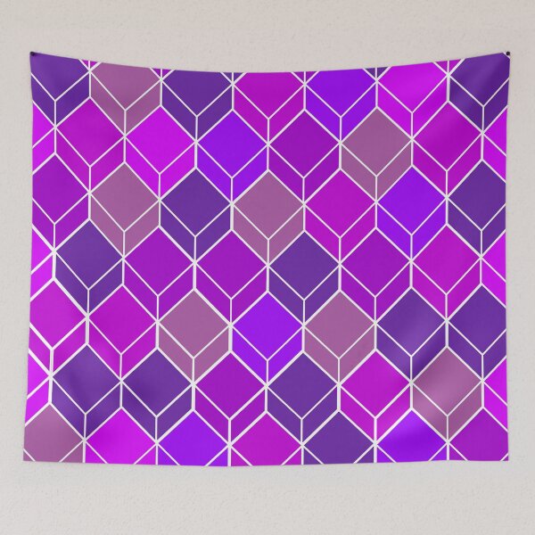 Item preview, Violet Cuboidal Material Design Work  designed and sold by Carbonbubble.