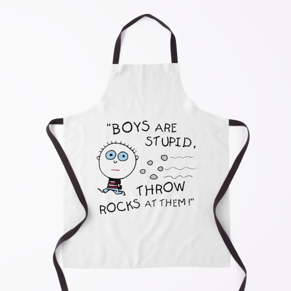 Item preview, Boys are Stupid Throw Rocks at Them designed and sold by ZippyPelvis.