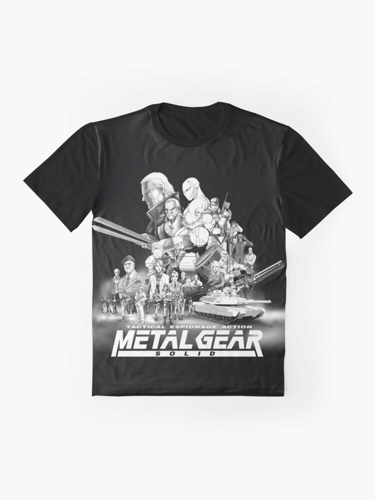 Metal Gear Solid Delta Snake Eater Gaming Stamped T-Shirt