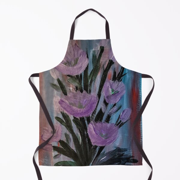Item preview, Some abstract purple lillys flowers grow wild designed and sold by kkartwork.