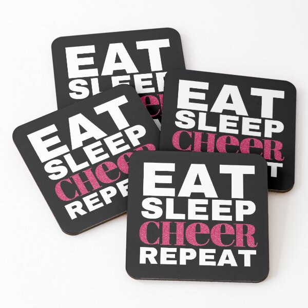Item preview, Eat Sleep Cheer Repeat designed and sold by Crafty-Mornings.