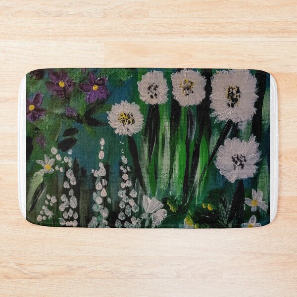 Item preview, Some wild abstract mixed wild flowers in the field  designed and sold by kkartwork.