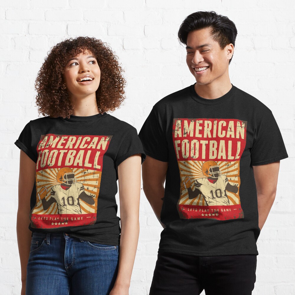 American football Active T-Shirt for Sale by SportsShift