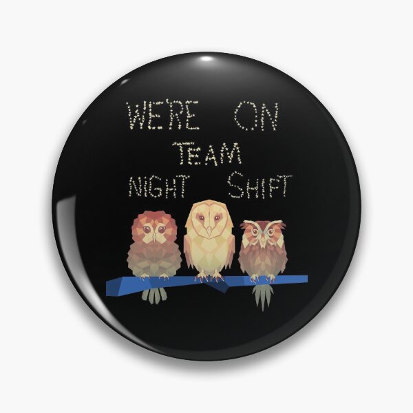 Item preview, We Are On Team Night Shift Owls designed and sold by artfulnotebook.
