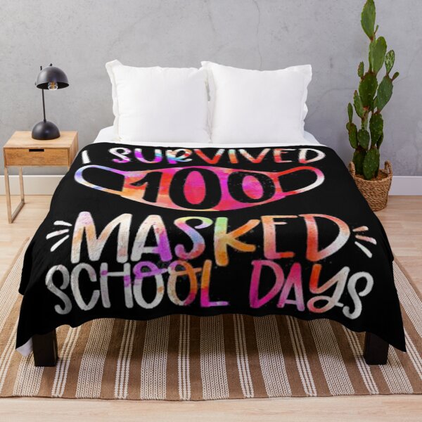Item preview, I survived 100 masked school days designed and sold by FelicityFide.