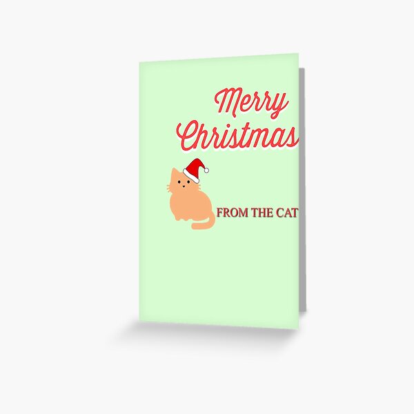 Artikel-Vorschau von Frohe Weihnachten von der Katze, designt und verkauft von brucebeourhero.
