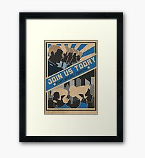 paladins, we need you! Framed Print