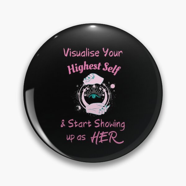 Item preview, Visualise your highest self and start showing up as her | Confident girl aesthetic | Empowering Inspirational sayings for women designed and sold by subtleday.