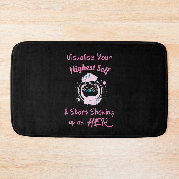 Item preview, Visualise your highest self and start showing up as her | Confident girl aesthetic | Empowering Inspirational sayings for women designed and sold by subtleday.