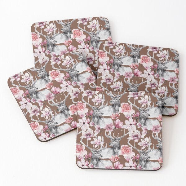 Item preview, Floral  Deer designed and sold by Bliss Find And Design.