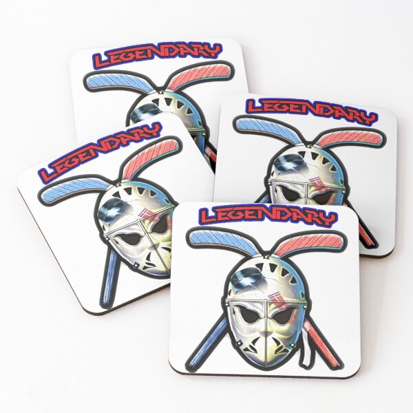 Item preview, Hockey Mask Crossed Stick Sticker designed and sold by Sticker-Tee.