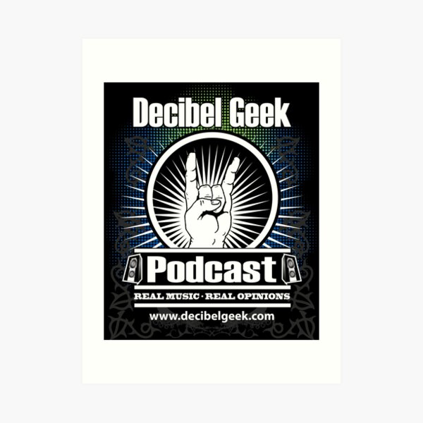 Decibel Geek - Horns Up! Art Print