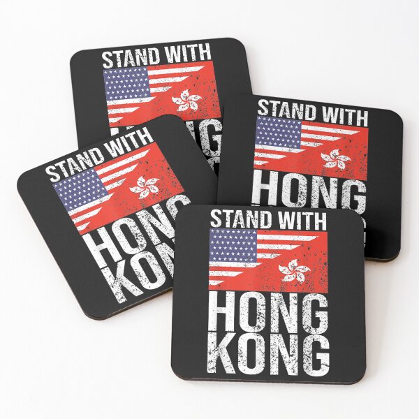Item preview, Stand With Hong Kong American Flag Democracy designed and sold by anakinmelany.