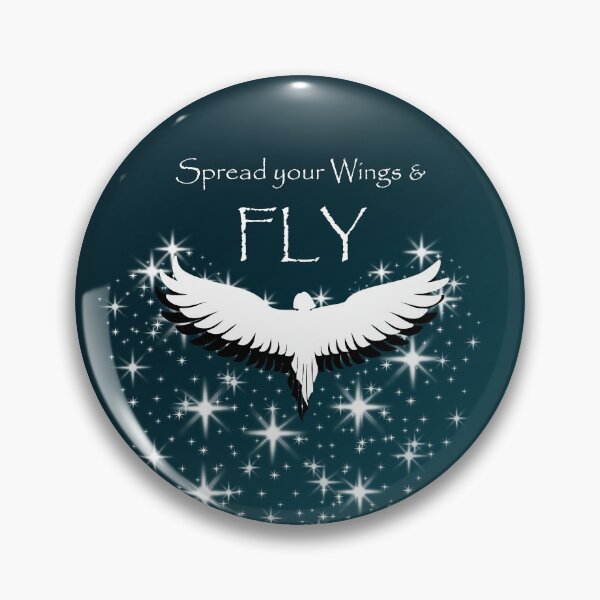 Item preview, Spread your wings and FLY through the SKY teal design designed and sold by MystixJack.