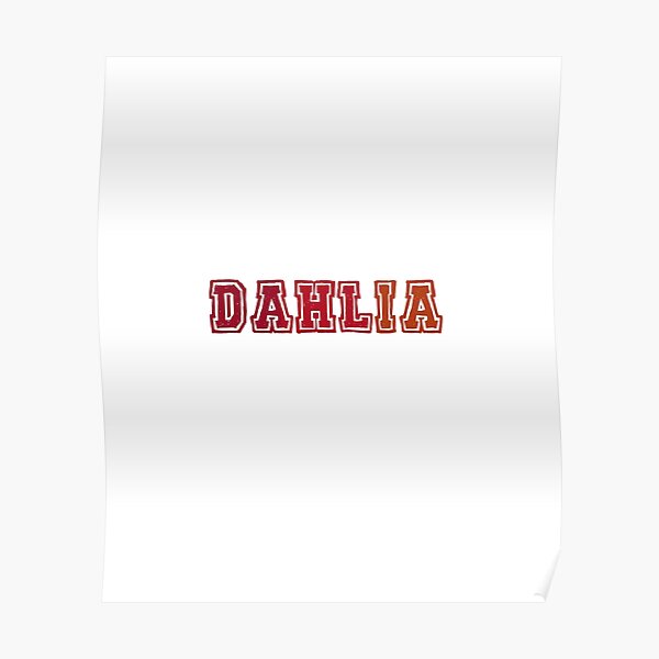 DAHLIA Poster