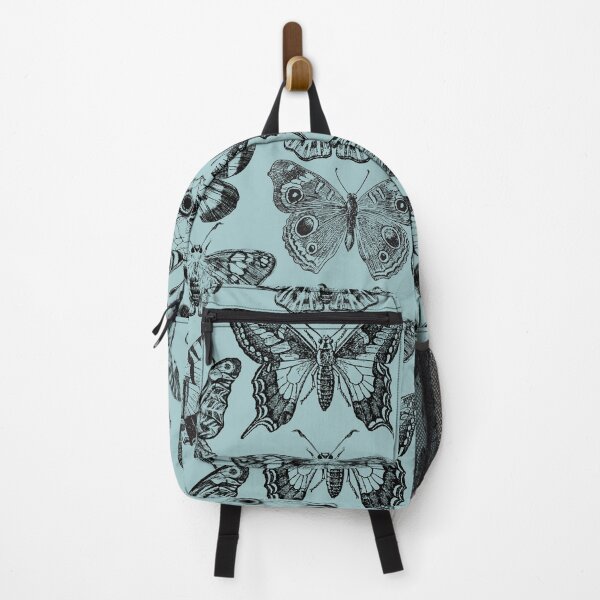 Item preview, Large Butterfly Vintage Pattern (blue) designed and sold by Fernanda's Studio.