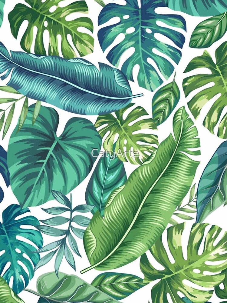 Tropical Leaves II by CatyArte