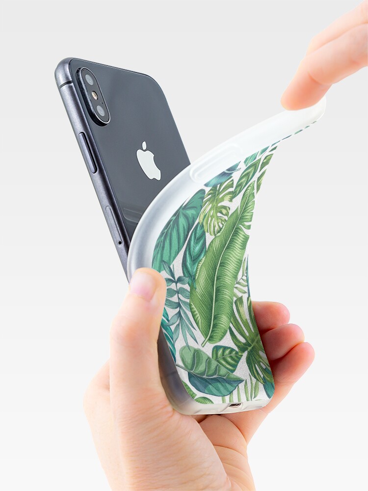 Alternate view of Tropical Leaves II iPhone Case & Cover