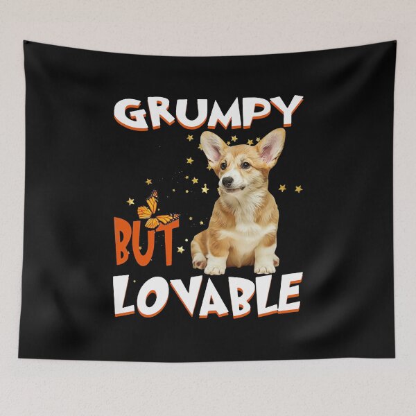 Item preview, Corgi grumpy but Lovable designed and sold by Tuckerstyle.